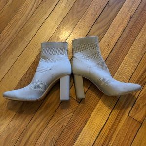 Zara beige sock bootie